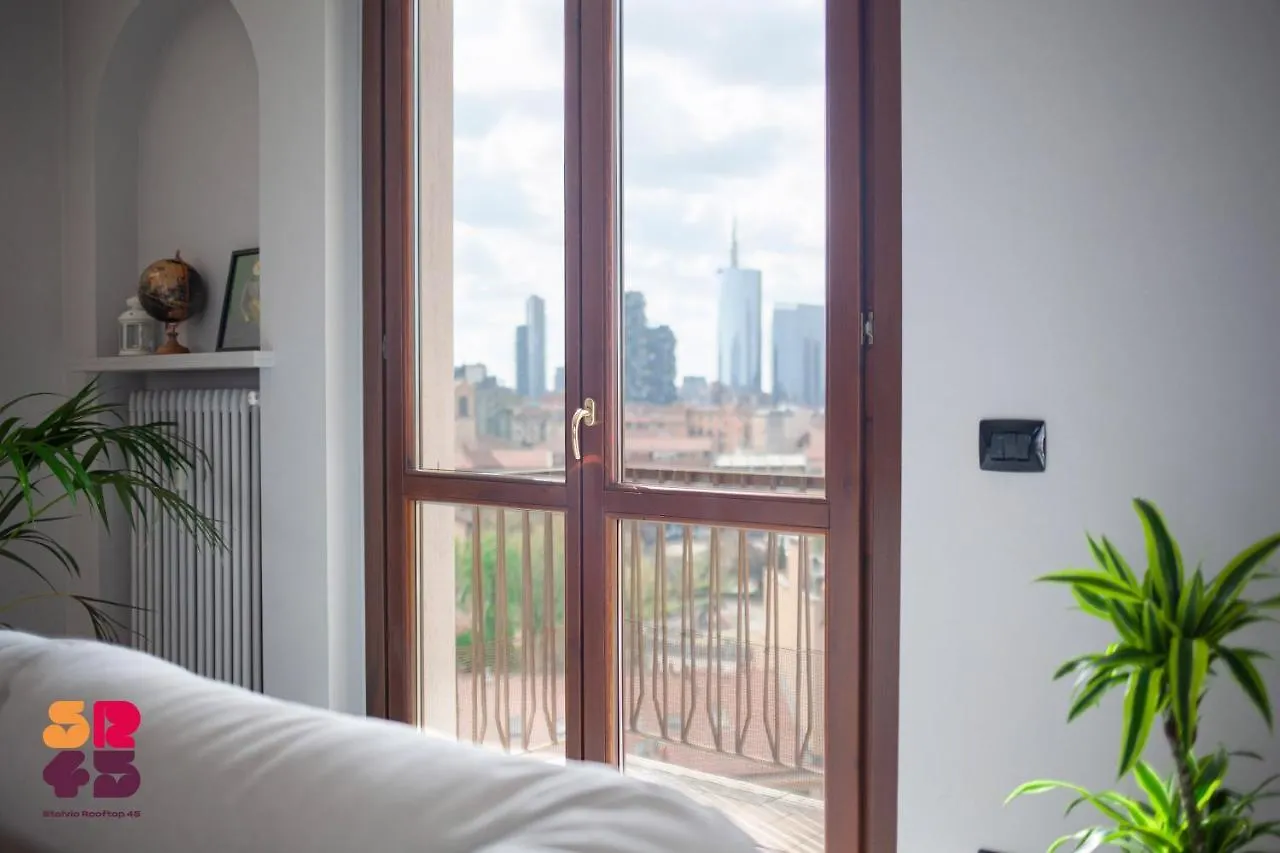 Apartament Stelvio Rooftop - Penthouse Skyline With Terrace And Jacuzzi Mediolan Włochy