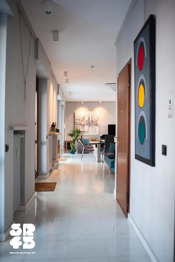 Stelvio Rooftop - Penthouse Skyline With Terrace And Jacuzzi Mediolan Apartament