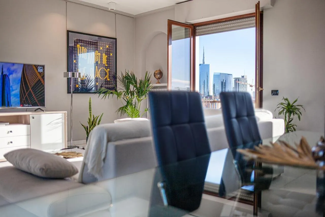 Stelvio Rooftop - Penthouse Skyline With Terrace And Jacuzzi Mediolan Włochy